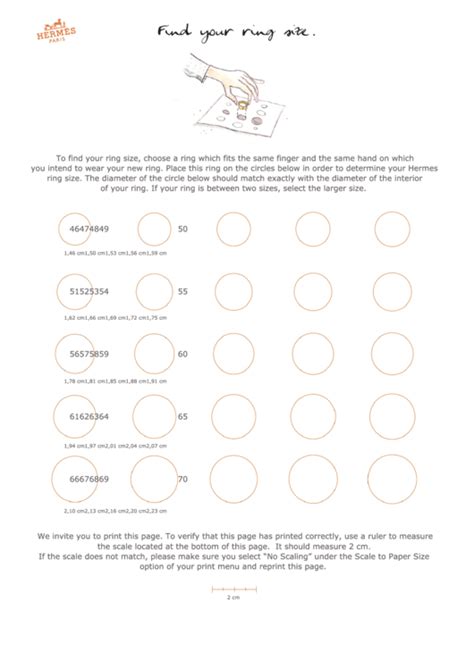 hermes ring sizes|hermes ring size chart.